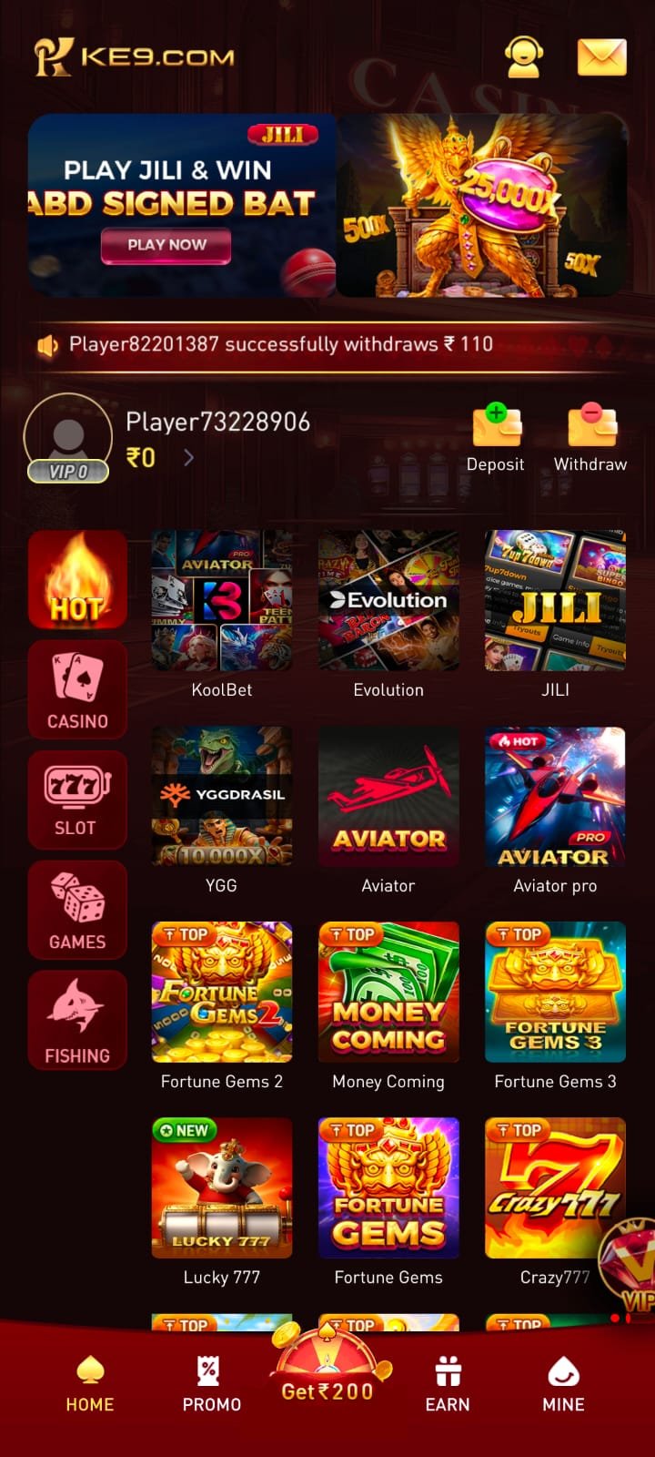 KE9 Game APK login guide displayed on a smartphone, showing the secure sign-in process.